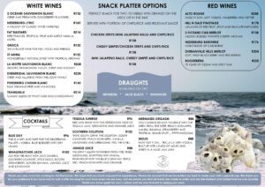 Barnacles Menu