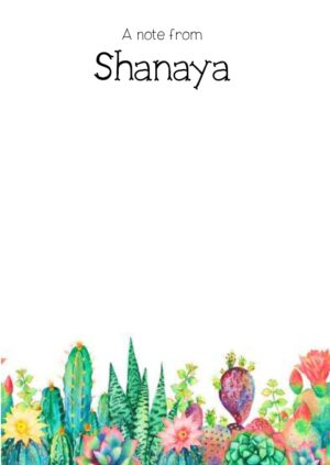 Floral Shanaya Notepad